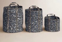 Joss & Main Palma Seagrass Decorative Basket 3-Piece Set New In Box $299