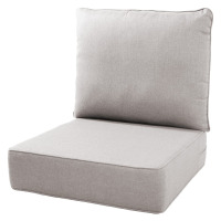 Latitude Run&reg; Allo 24"X22"X6" Patio Thick Cushions & Pillows Set - Deep Seat Indoor/Outdoor Water & Fade Resistant Bare Cushion Only New In Box $99