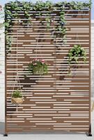 Dovelina 72" x 47" Freestanding Metal Privacy Screen Fence Panels Garden Trellis Outdoor Divider for Patio, Balcony, Backyard, Pool, Indoor Room New in Box $299