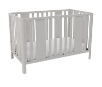 Little Seeds Crawford Curved Post 3-in-1 Crib, Sharkey Gray, New in Box $399