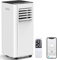Apesea 16,000 BTU Portable Air Conditioner with APP, 5-IN-1 Smart WiFi AC Unit Up to 750Sq.Ft with Built-in Cool, Dehumidifier & Fan Modes for Room&Office, 40dB Quiet, Sleep Mode, 24H Timer, Child Lock New In Box $399