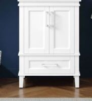 Ove Decor 24" Navata Vanity Cabinet in White New in Box $1099