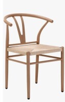 Dakota Fields Paper Rope Metal Accent Armchair New in Box $399