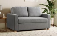 Serta Tampa 66.1 in. Grey Polyester Full Size Convertible Sofa New in Box $1499