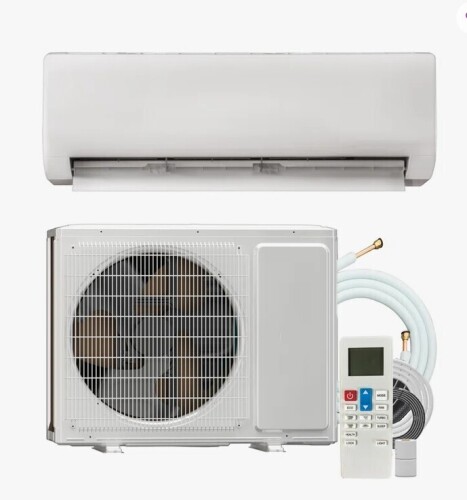 Nyzgax Mini Split Ac/heating System, Energy Efficient Inverter Ac Unit With 1 Ton Heat Pump, 12000 Btu Air Conditioner, Coverage Area Up To 750 Sq.ft 115v xb-12-115 (2 Boxes) New in Box $899