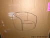 Latitude Run Munehito Upholstered Swivel Barrel Chair New in Box $699 - 2