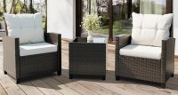 Lark Manor Arlayne 2-Person Outdoor Patio Seating Group with Cushions New in Box $599