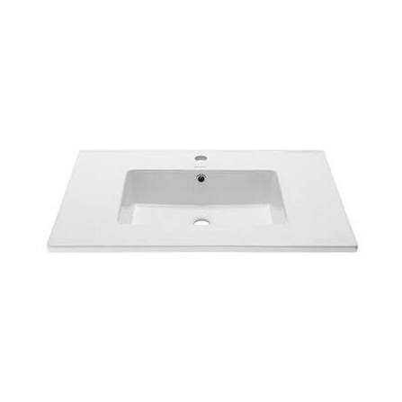 Swiss Madison Voltaire 31 in. Vanity Top in Glossy White with 1-Basin SM-VT328 New in Box $399