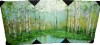 Lark Manor&trade; "Birch River Reflections" 3 - Pieces Canvas, 36'' H X 24'' W New In Box $299 - 2