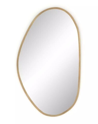 Four Hands Brinley Mirror 20.75"w x 0.50"d x 35.50"h - Antique Brass New in Box $399