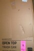 NINESTARS 13 Gal. Black Open Top Lid Stainless Steel Trash Can New In Box $89 - 2