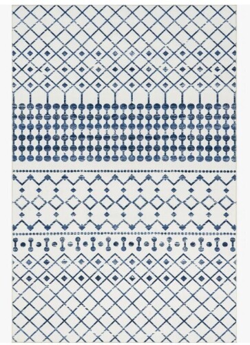 Union Rustic Moroccan Blythe SpinClean Machine Washable Area Rug, Rectangle 5' x 8' $399