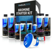 MAV AquaDoc Store Aquadoc Bromine Hot Tub Starter Kit for Spas, Complete Spa Maintenance Kit with Bromine Tablets & Complete Hot Tub Chemicals Starter Kit (Bromine Hot Tub Starter Kit) New In Box $299