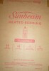 Sunbeam Electric Royal Luxe Microplush Heated Blanket, 12 Heat Settings, 12-Hour Auto Shut-Off, Fast Heating, Warm & Cozy, Machine Washable, Cabernet Color, Twin (84" x 62") New In Box $99 - 2