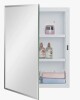 Ebern Designs Plastic Medicine Mirror Cabinet for Bathroom 16 x 20 inch, Surface and Recessed Mount New In Box $199