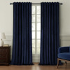 Mercer41 Aikens Velvet 100% Blackout Thermal Curtain Panel (Set of 2), 132 x 213cm New $99