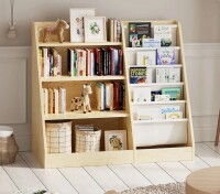 Latitude Run&reg; Maggiorina Kids Standard Bookcase, Storage Book Rack, Organizer Cabinet, Book Display New In Box $299