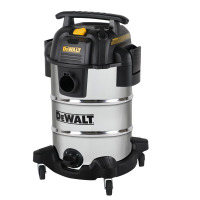 DEWALT DXV08S 8 Gallon Wet/Dry Vacuum, 4 Peak HP Shop Vacuum, Stainless Steel Tank, Silver New In Box $299