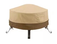 Classic Accessories Veranda 38 in. Dia x 12 in. H Cover for Better Homes and Gardens 35 in. Round Slate Fire Pit New In Box $79