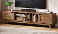17 Stories 70.8'' W Modern TV Stand for TVs Up to 75 inches, Entertainment Center with 2 Cabinets New in Box $499