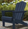 Rosecliff Heights Wolak Foldable Outdoor Adirondack Chair Blue New in Box $299