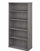 Bush Business Furniture Studio C 5-Shelf Bookcase, Platinum Gray (SCB136PG) New in Box $499