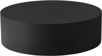 Pangea Home Spencer Round Coffee Table Black Iron New in Box $899