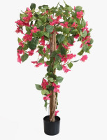 4Dakota Fields 7" Artificial Bougainvillea flowering Topiary Tree With Pot for Outdoor/Indoor Home Decor New In Box $199