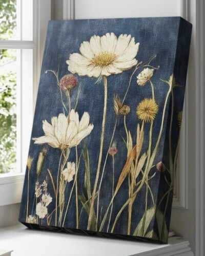 Renditions Gallery Floral CVII Gallery Wrapped Canvas - Ready To Hang, 24" x 36" New In Box $199