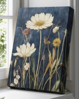 Renditions Gallery Floral CVII Gallery Wrapped Canvas - Ready To Hang, 24" x 36" New In Box $199