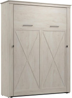 Bestar Key West 69W Queen Murphy Bed, Space-Saving Sleeping Arrangement for Multipurpose Area, Bedroom, Guest Room, or Living Room in Linen White Oak (4 Boxes) New in Box $1999