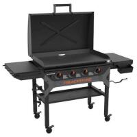 Blackstone Iron Forged 4 Burner Liquid Propane Outdoor Griddle with Hood Black New $699