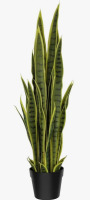 Vitalismo 36'' Faux Snake Plant (Sansevieria) Plant in Black Pot New In Box $199