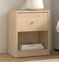 Tvilum Portland 1-Drawer Jackson Hickory Nightstand 19.06 in. H x 14.92 in. W x 11.85 in. D New in Box $199