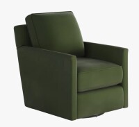 Latitude Run Swivel Glider Armchair in Hunter Green New in Box $1299