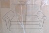 Ebern Designs Luelle 61" Upholstered Loveseat Faux Leather Sofa Rolled Arm in Brown New in Box $799 - 2