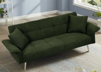 George Oliver 70.1 "Futon Sofa Bed, Convertible Double Sofa Bed New in Box $599