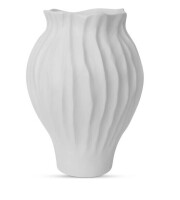 Moe's Adria 18" Vase in White Ecomix New In Box $299