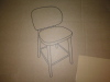 George Oliver Mid-Century Modern Counter Stool, Fabric Upholstered Barstool with Wingback, Armless Counter Height Bar Stool With Wood Legs, Metal Footrest, For Kitchen Island Bar Counter, Green, Single New In Box $399 - 2