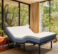 Alwyn Home Iduna Full Size Adjustable Bed Frame with Massage ,Wireless Remote Adjustable Base Zero Gravity & Anti-Snore Modes Under Bed Lighting, 4 USB Ports New in Box $899