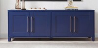 Latitude Run Chabot Rectangular TV Stand for TV's up to 75" in Dark Blue New in Box $599