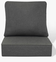 Latitude Run&reg; 24" x 24" 2-Piece Water-Resistant Outdoor Deep Seat Cushion Set with Removable Covers New In Box $99