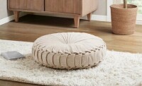 Kelly Clarkson Home Loretta Poly Chenille Round Floor Pillow Cushion New In Box $199