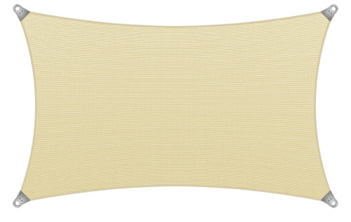 ColourTree Reinforced Super Ring Rectangle Shade Sail, 8' x 12" New In Box $399