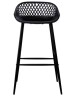 Moe's Piazza Outdoor Bar Stool in Black Poly & Metal New In Box $399