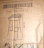Moe's Piazza Outdoor Bar Stool in Black Poly & Metal New In Box $399 - 2