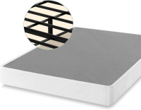 ZINUS 9 Inch Metal Smart Box Spring, Mattress Foundation, Strong Metal Frame, Easy Assembly, King New Shelf Pull $299