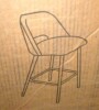 Wade Logan&reg; Berneta 26" H Upholstered Counter Stool New In Box $299 - 2