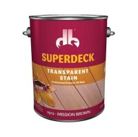 Superdeck Exterior Transparent Wood Stain, Mission Brown, 1-Gal. / Pratt & Lambert Accolade Interior Paint and Primer, 1 Gallon / Assorted