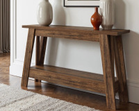 Millwood Pines 41.3" Small Console Table for Entryway, Farmhouse Wooden Sofa Table New In Box $299